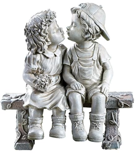 Amazon.com: Collections Etc First Kiss, Puppy Love, Kissing Couple